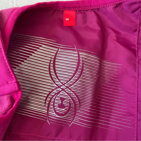 Youth Girls Spyder Sparkle Ski Snowboard Insulated Bib Rasberry Pants Size 5 - Picture 5 of 9